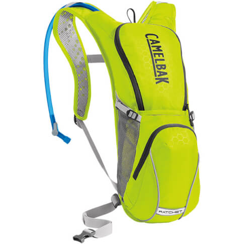 Praktyczny plecak rowerowy Ratchet 100 oz z bukłakiem Crux 3L zielony Camelbak