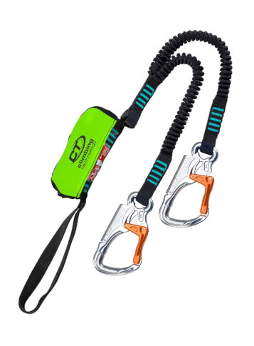 Lonża na via ferraty Top Shell Spring Climbing Technology black green