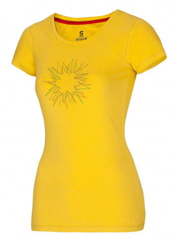 Damska koszulka sportowa Dash Tee Oil Yellow Ocun