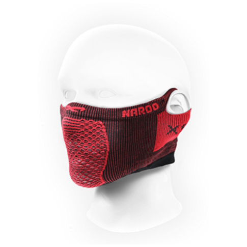 Sportowa maseczka Mask X5s black red Naroo