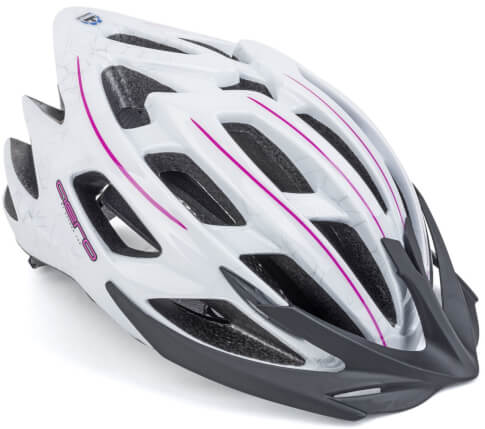 Kask rowerowy Aero X7 biało-różowy Author