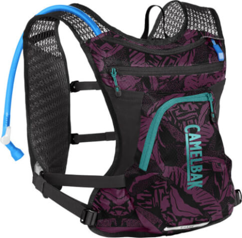 Wentylowana kamizelka rowerowa Chase Bike Vest 4L z bukłakiem Crux 1,5L bordowa Camelbak