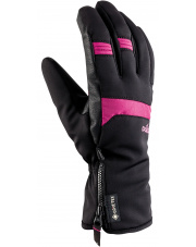 Damskie rękawice sportowe Paganella GTX black-pink Viking