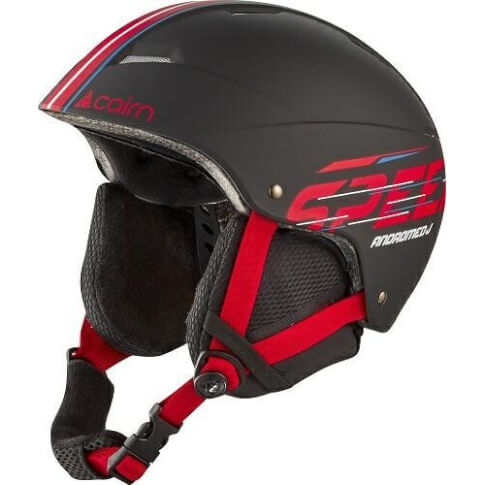 Juniorski kask narciarski Andromed J 102 black/red Cairn