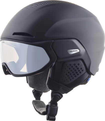 Kask narciarski z wizjerem Alto V black matt Alpina