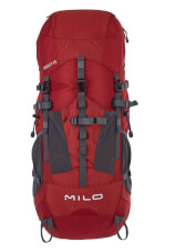 Plecak trekkingowy Timmit 45 dark red/brick Milo