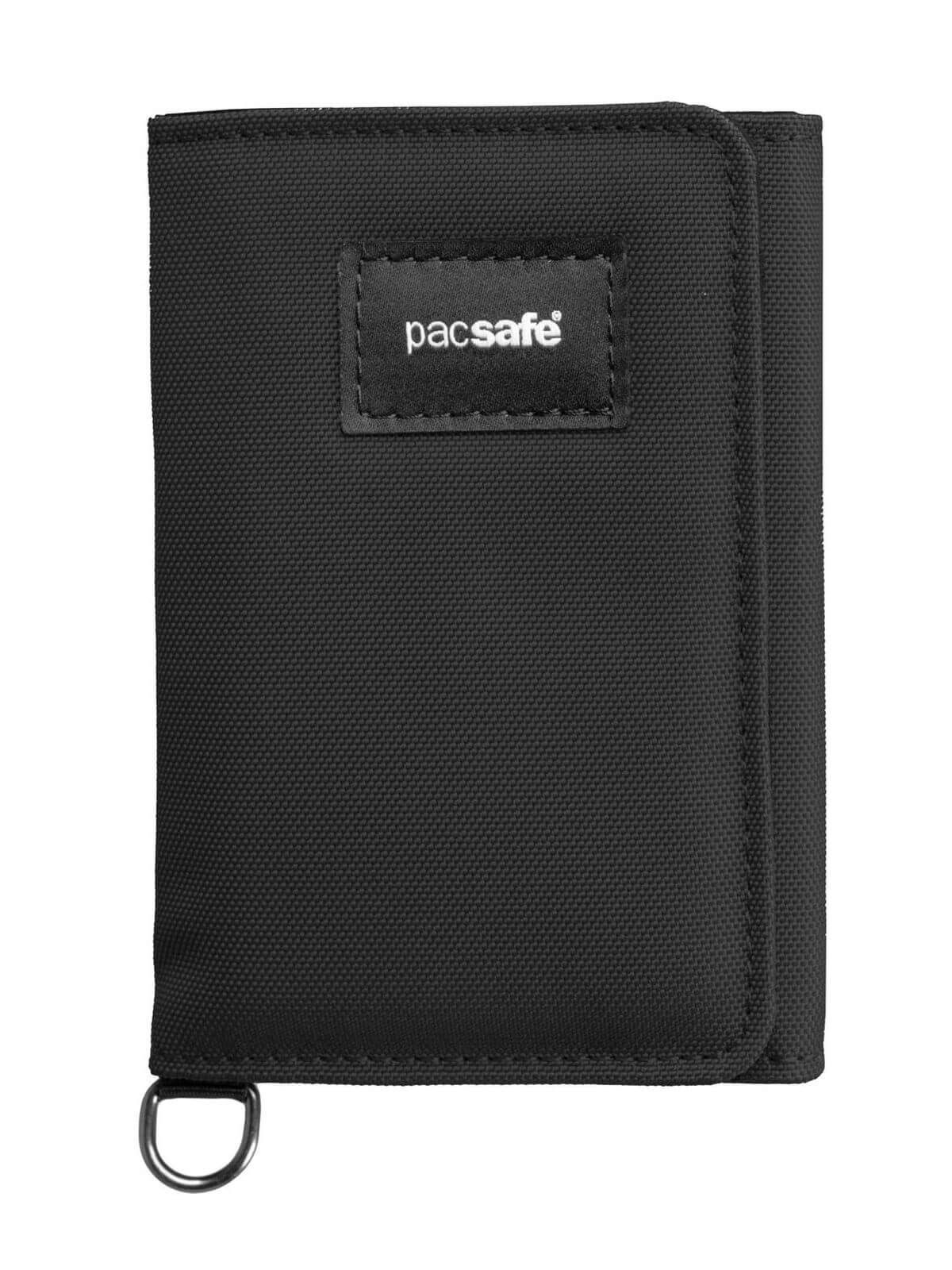 Portfel turystyczny antykradzieżowy RFIDsafe trifold wallet black