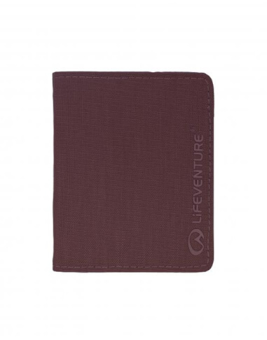 Portfel turystyczny RFID Wallet Recycled plum Lifeventure