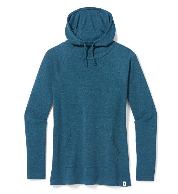 Bluza merino WS Merino 250 Color Block Hoodie blue Smartwool