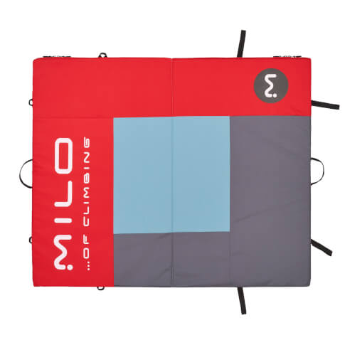 Crash pad wspinaczkowy red/dark grey Milo