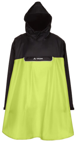 Rowerowe poncho przeciwdeszczowe Valero Poncho lemon VAUDE