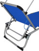 Składane łóżko leżak plażowe Pebble Beach royal blue EuroTrail