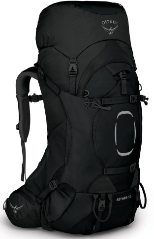 Plecak turystyczny AETHER 55 męski S/M Osprey - black