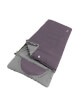 Śpiwór turystyczny Contour 190cm zamek lewy dark purple/grey Outwell